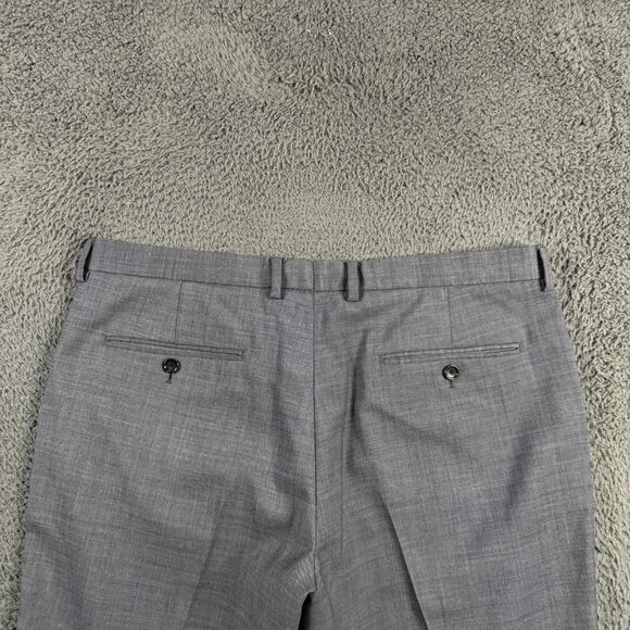 J Crew Pants Mens 36x32 Gray Ludlow Slim Fit Four Seasons Wool Stretch Slacks - Picture 11 of 16